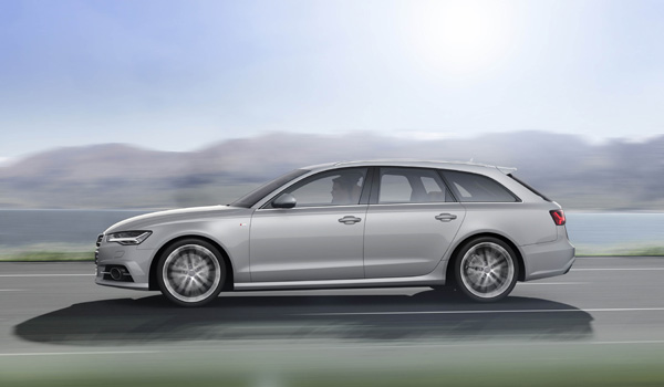 Vernieuwde Audi A6 wagon side