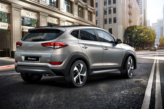 Nieuwe Hyundai Tucson 3kw back