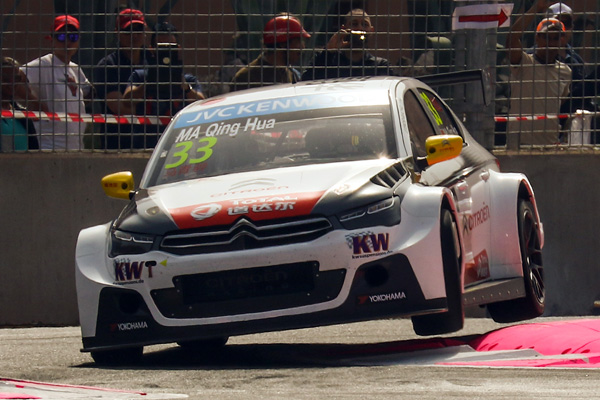 Citroen WTCC Marokko 2015 action