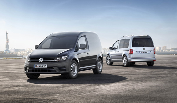 Nieuwe Volkswagen Caddy back front