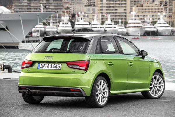 Audi A1 Sportback header TFSI engine back