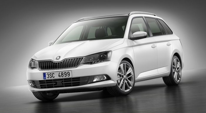 SKODA Fabia veiligst in segment white