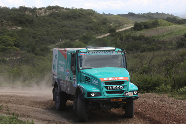 Gerard de Rooy etappe10 DAKAR 2015 action