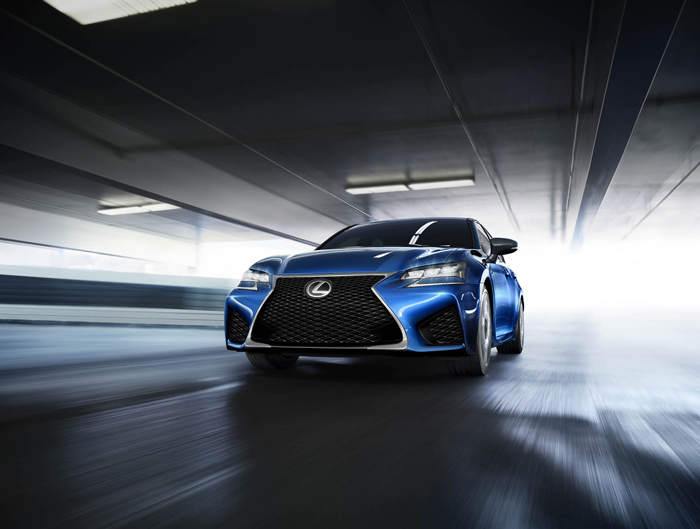 Lexus GS-F atmosferische high performance V8 header