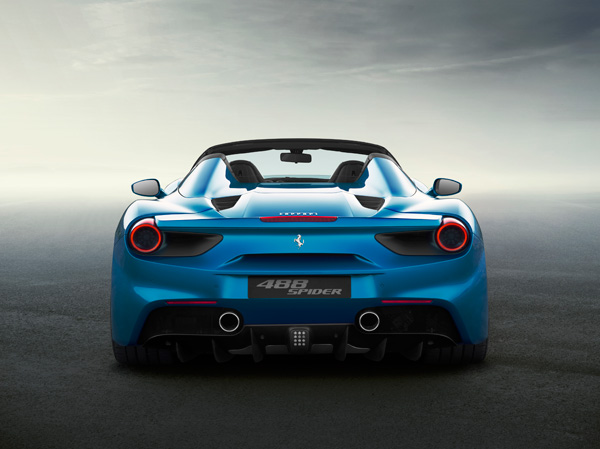 Ferrari 488 Spider Posteriore back