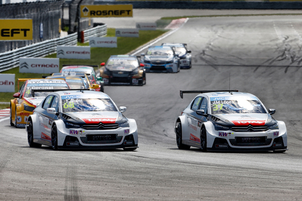 Citroen WTCC Rusland 2015 race