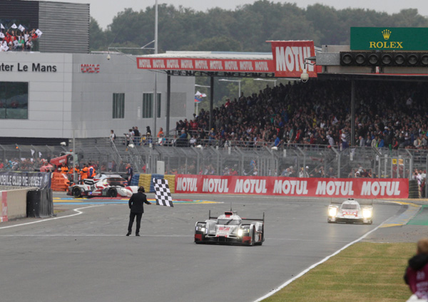 Audi Le Mans 2015 finish
