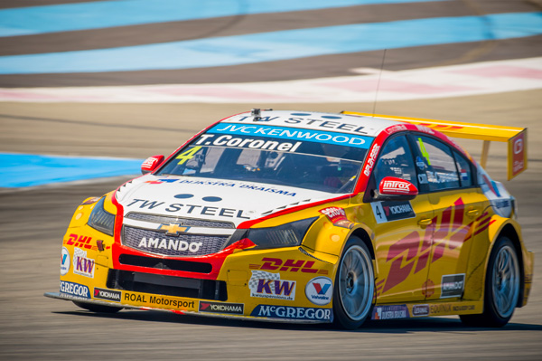 Tom Coronel WTCC Chevrolet Paul Ricard action