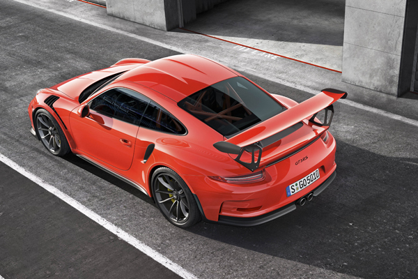 Porsche 911 GT3 RS startklaar back top