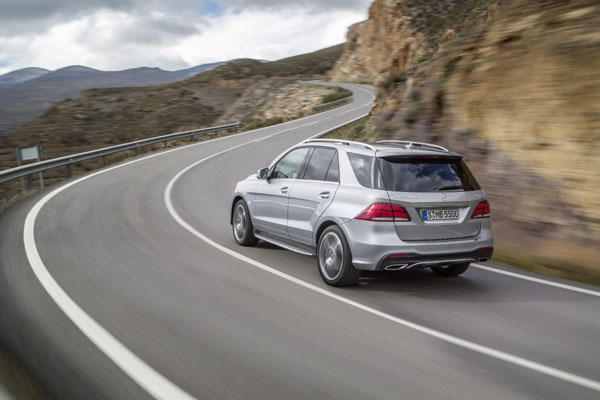 Mercedes-Benz GLE AMG GLE 63 driving back dynamic