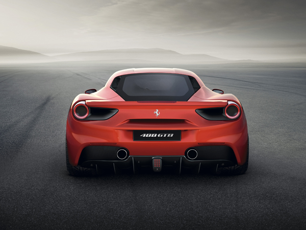 Ferrari 488 GTB Geneve back