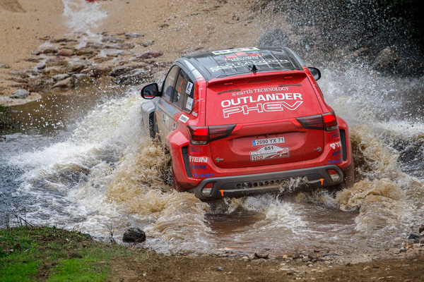 Mitsubishi Baja Portalegre 500 back splash