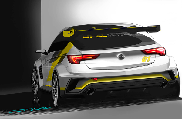 Opel Astra TCR back