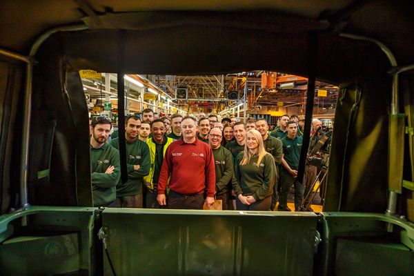 Land Rover Celebration Event team