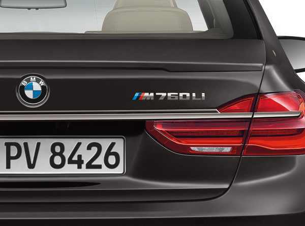 BMW M760Li xDrive badge