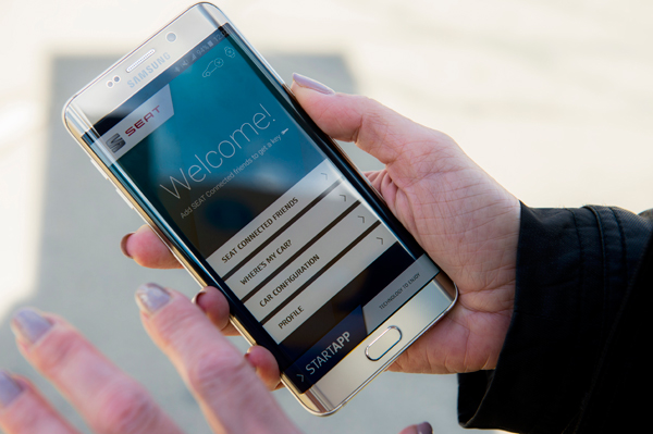 SEAT Samsung SAP App connect app