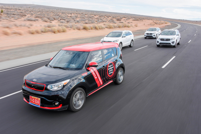 Kia Soul EV Autonomous Vehicle Group