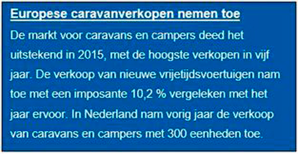 Caravanvakantie weer cool toename