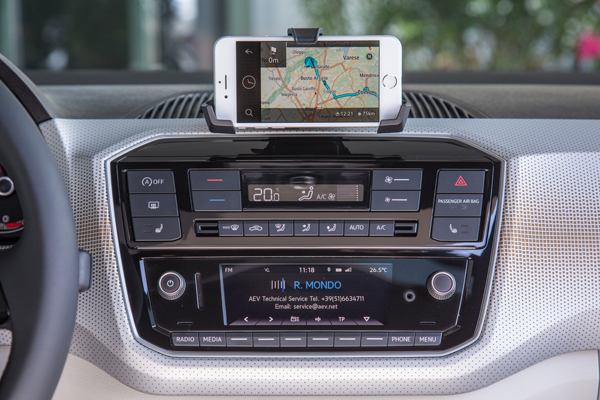 Nieuwe VW up infotainment