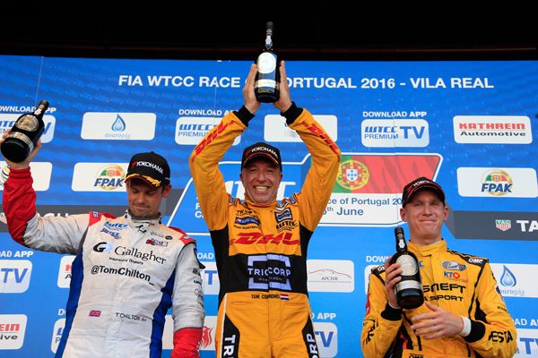 Tom Coronel WTCC Portugal zege stage