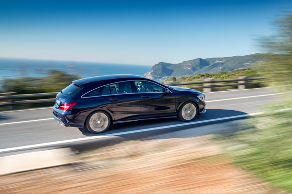 Mercedes CLA Shooting Brake update 3kwback dynamic