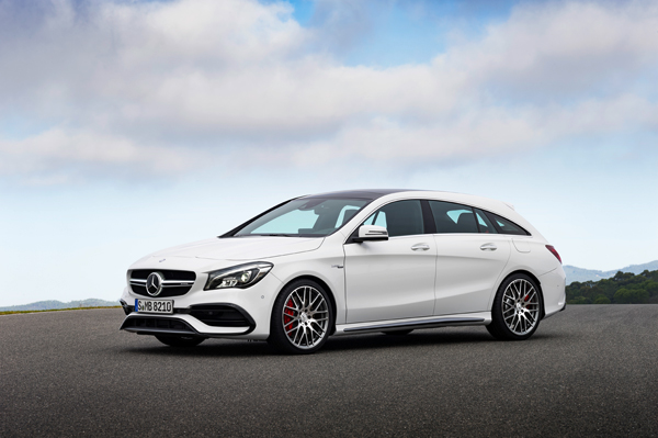 Mercedes CLA Shooting Brake update 3kwfront white