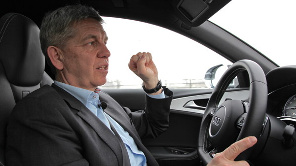 Raymond Gense Audi Platoontest driving