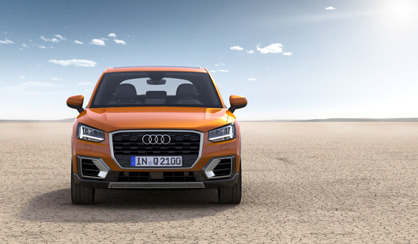 Audi Q2 brown front