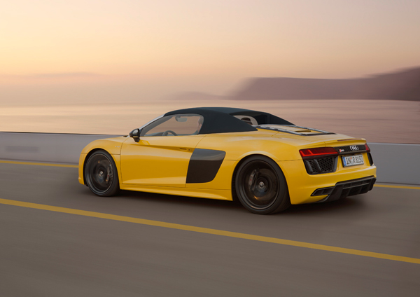 Audi R8 Spyder 3kwback dynamic topup