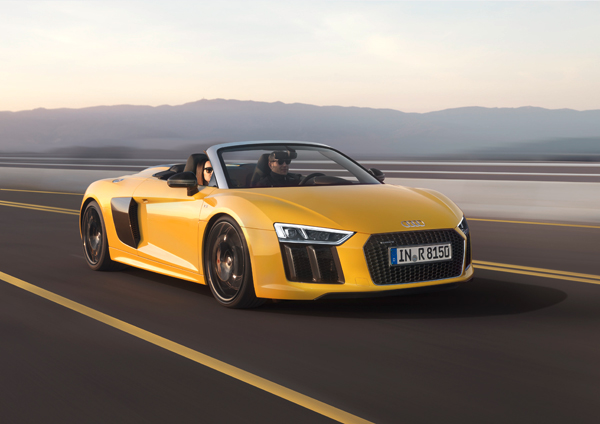 Audi R8 Spyder 3kwfront dynamic