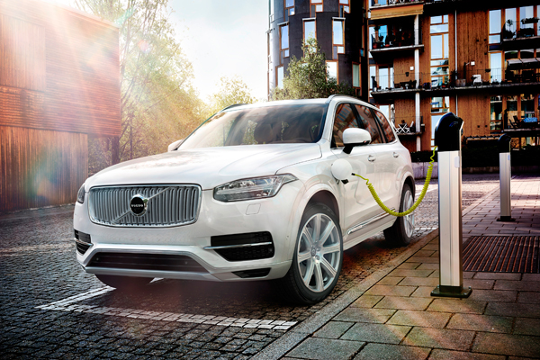 The all new Volvo XC90 charging