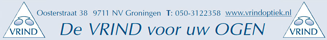 Vrind Optiek Groningen banner