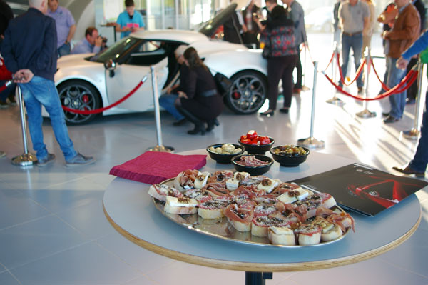 Alfa 4C onthulling lekkere hapjes