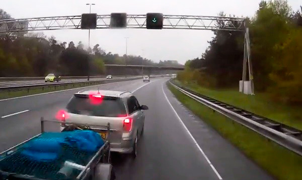 Dashcam verkeersaso