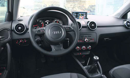 Test Audi A1 interieur