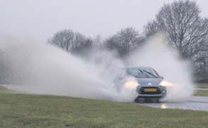 Citroen C3 test waterbak