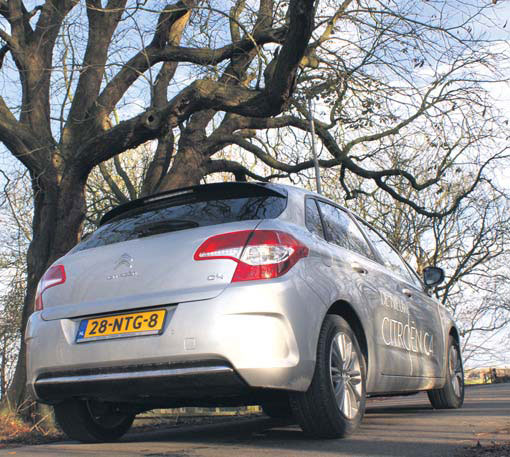 Citroen C4 test achterkant