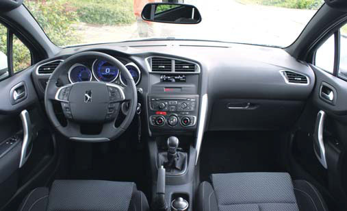 Citroen DS4 test interieur