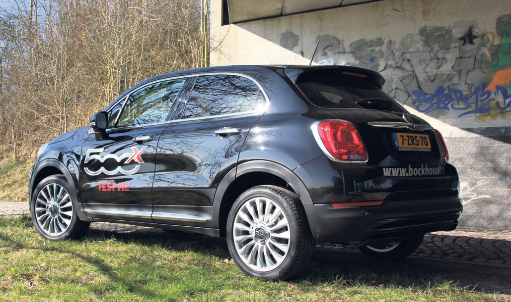 Fiat 500X test exterieur achterkant