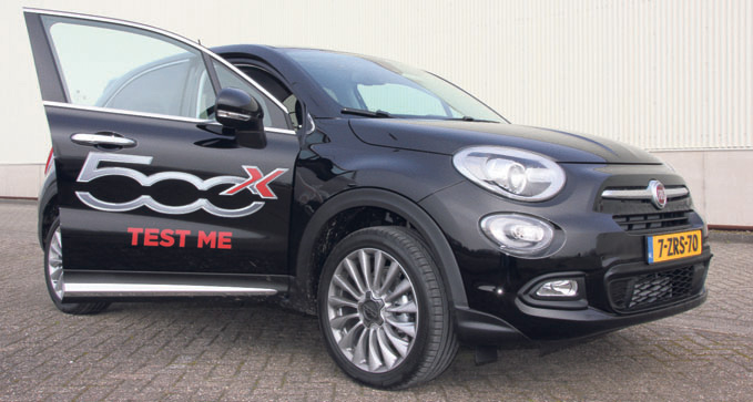 Fiat 500X test exterieur deur