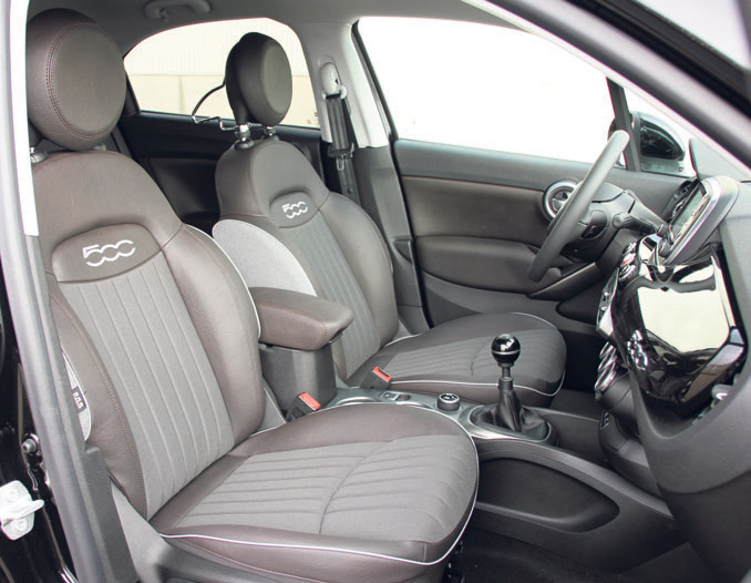 Fiat 500X test interieur