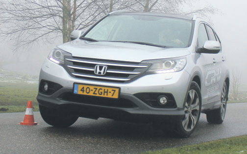 Honda CR-V slalom