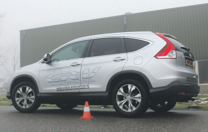 Honda CR-V slalom2