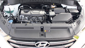 Hyundai Tucson motorcompartiment