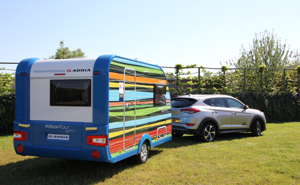 Hyundai Tucson Adria test back