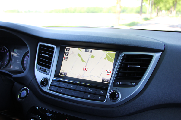 Hyundai Tucson Adria test navi