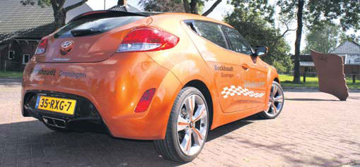 Hyundai Veloster test achterkant