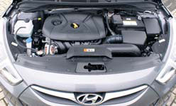 Hyundai i40 test motorcompartiment