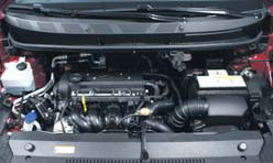 Hyundai ix20 test motorcompartiment