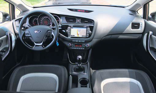 KIA Ceed test interieur